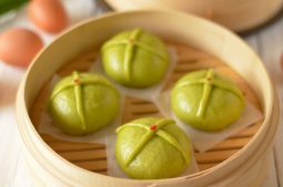 Pandan Soft Steamed Bao